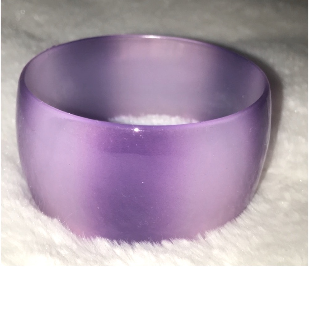 NEW PURPLE TWO TONE BANGLE BRACELET